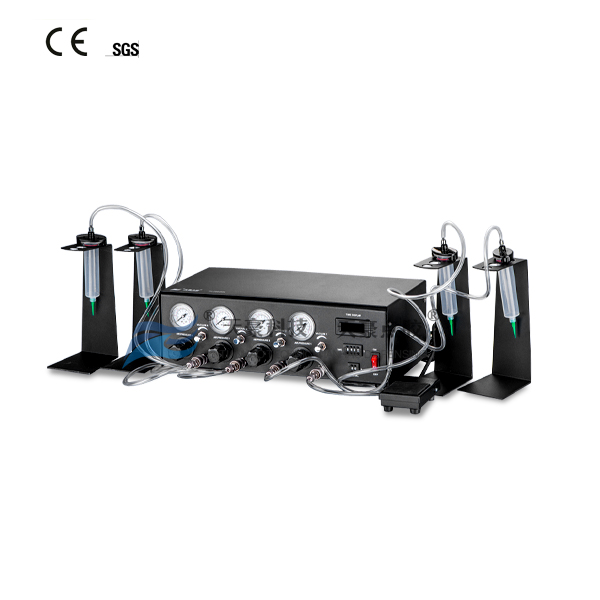 四头高精度数显循环点胶机