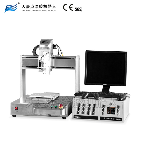 CCD视觉三轴点涂胶机器人