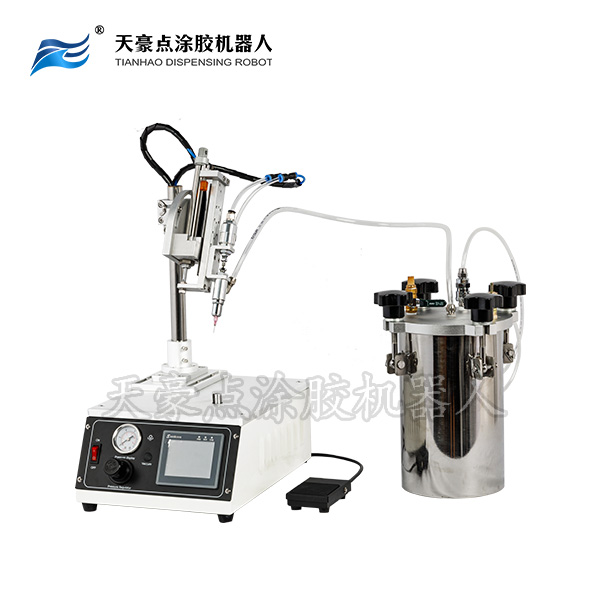 胶阀式圆形点涂胶机